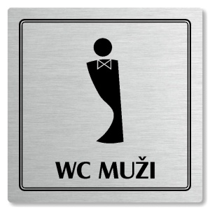 Piktogram WC muži